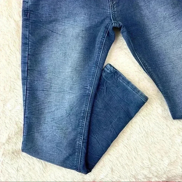 Vintage Genes Black Slim Straight Webbed Faded Dark Wash Jeans (28X30) - Picture 10 of 13